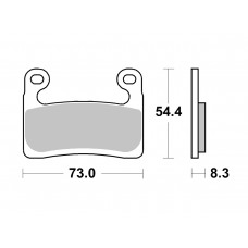 P50994 Sintered Front Brake Pad P50994 Sintered Front Brake Pad